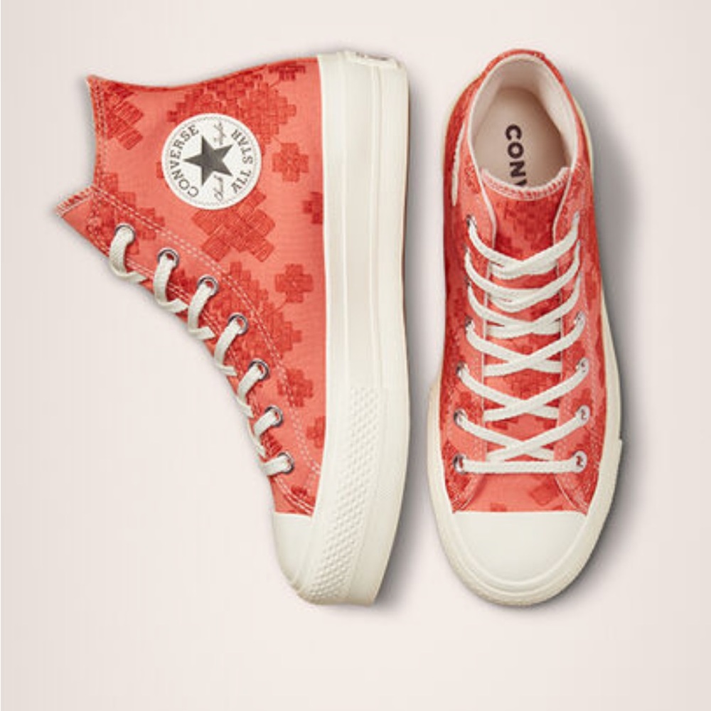 converse high lift platform tonal embroidery